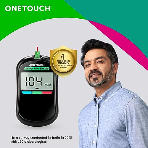 OneTouch Select Plus Test Strips | Pack of 50 Strips | Blood Sugar Test Machine Testing Strips | Global Iconic Brand | For use with OneTouch Select Plus Simple Glucometer