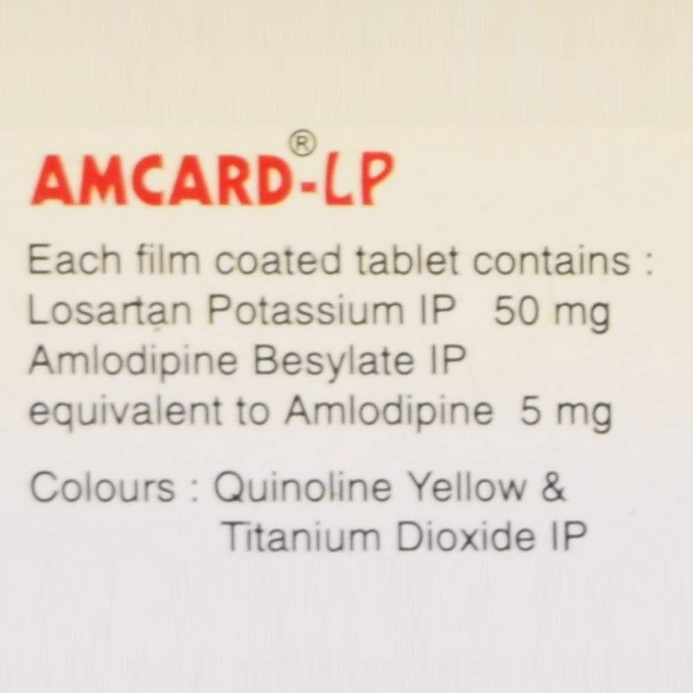 Amcard-LP - Strip of 10 Tablets