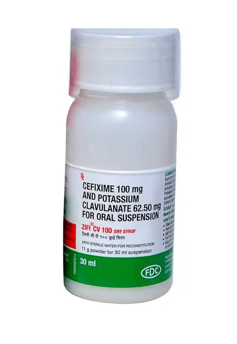 Zifi CV 100 - Bottle of 30 ml Dry Syrup