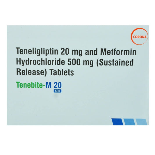 Tenebite-M 20/1000MG - Strip of 15 Tablets