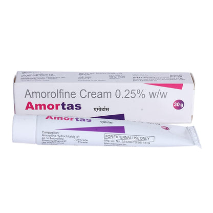 Amortas 0.25% W/W - Tube of 15 gm Cream