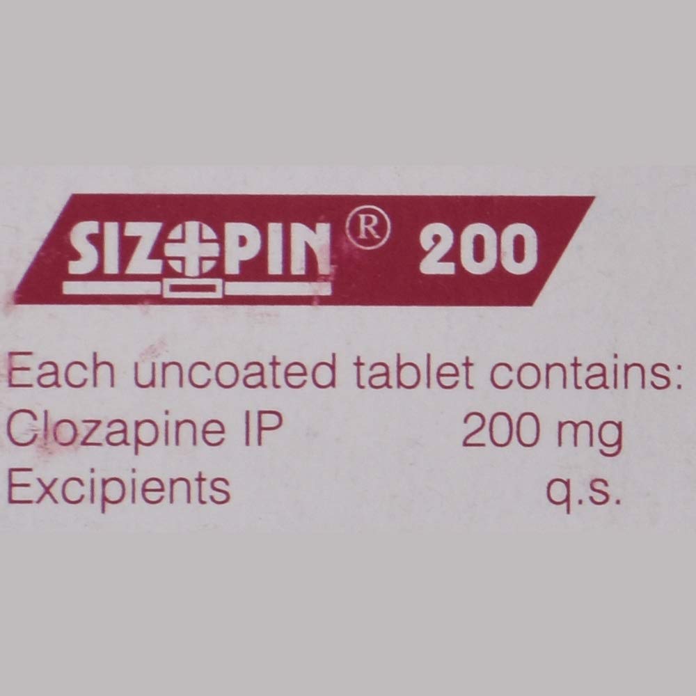 Sizopin 200 - Strip of 10 Tablets