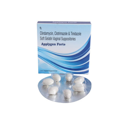 APPLYGEN FORTE - Strip of 7 Softgel Vaginal Suppositories