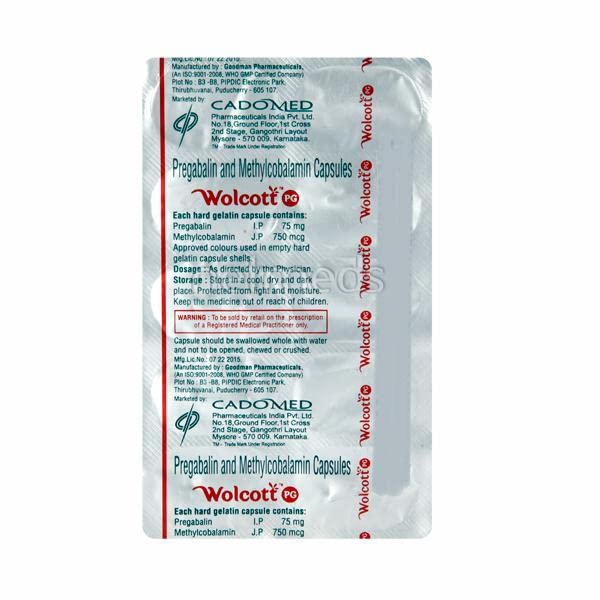 Wolcott PG - Strip of 10 Capsules