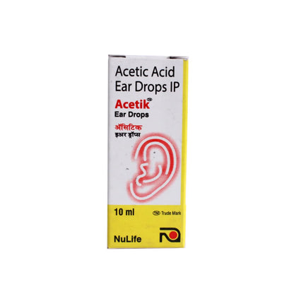 Acetik 2% W/V - Bottle of 10 ml Ear Drops