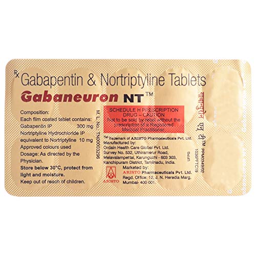 Gabaneuron NT - Strip of 15 Tablets