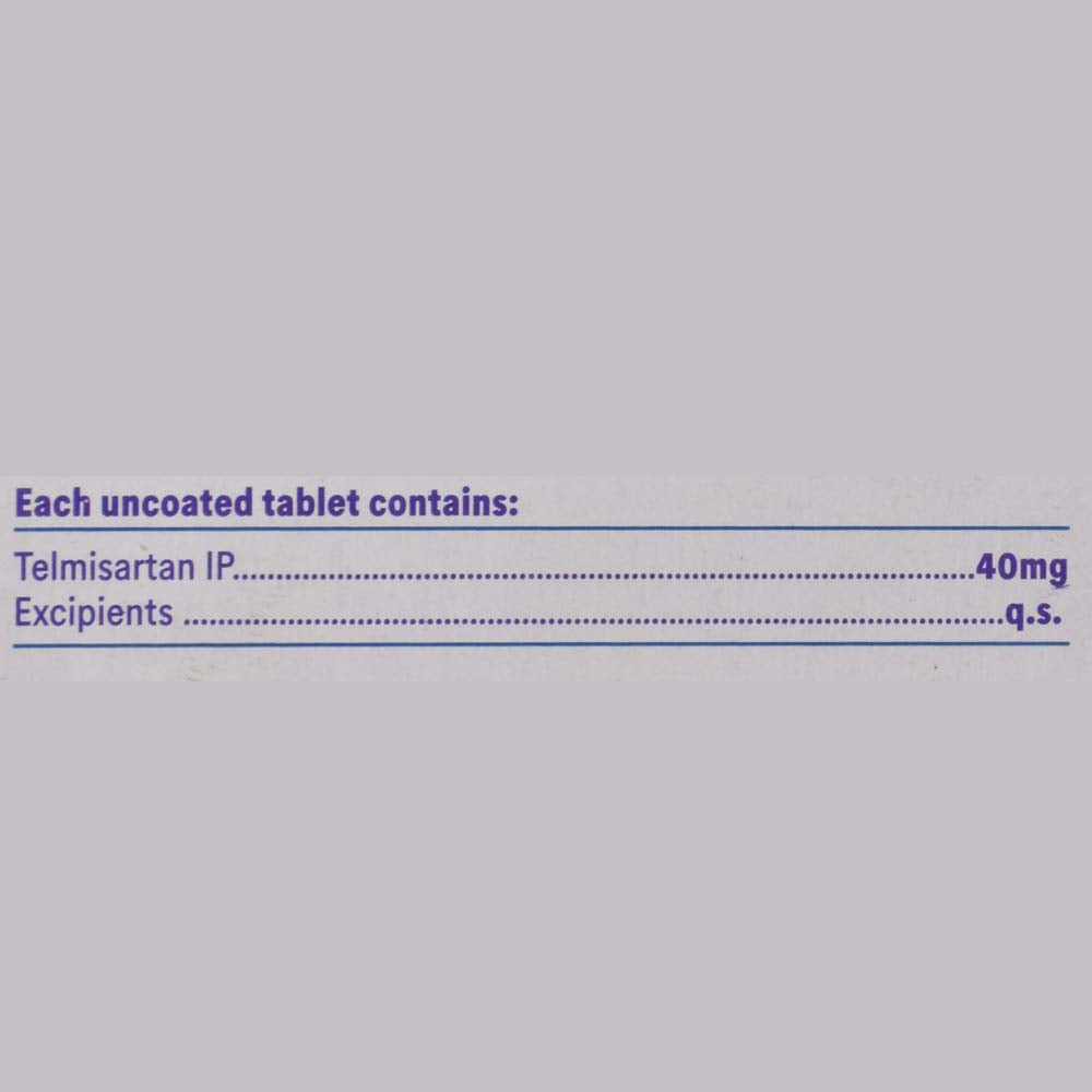 Telsartan 40 - Strip of 14 Tablets