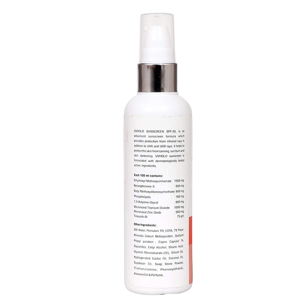 UVHold - Bottle of 100ml Sunscreen Gel