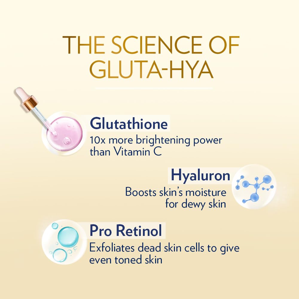 Vaseline Gluta-Hya Flawless Glow Lotion | For Face & Body |Bright & Eventone Skin | Glutathione & Pro-Retinol Infused Moisturizer 200ml