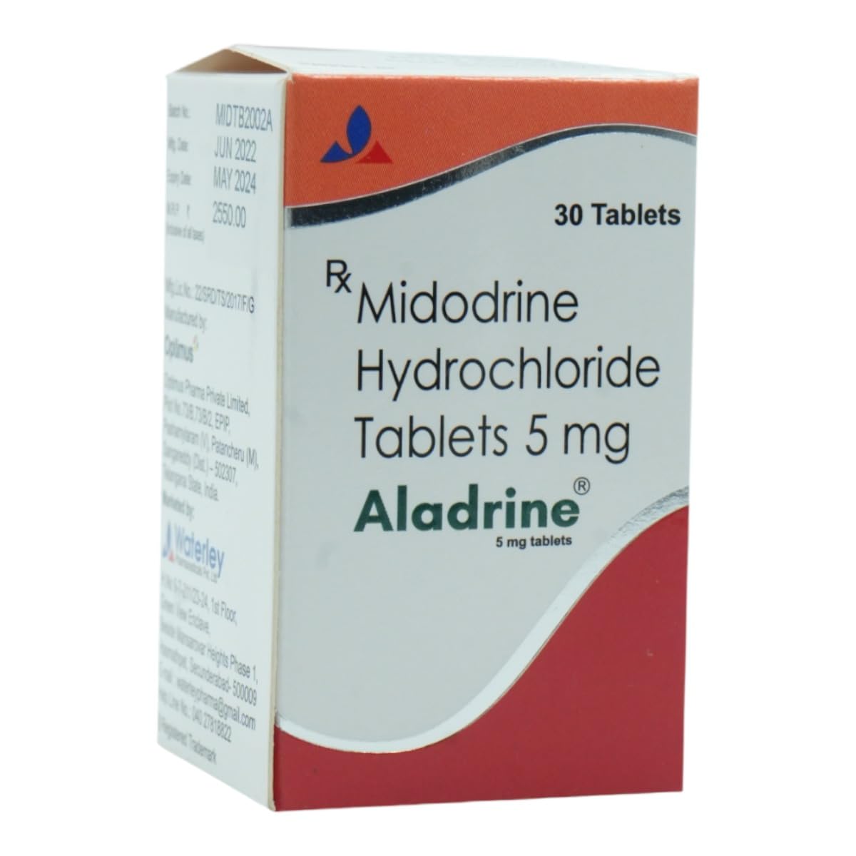 Aladrine 5 mg - Bottle of 30 Tablets