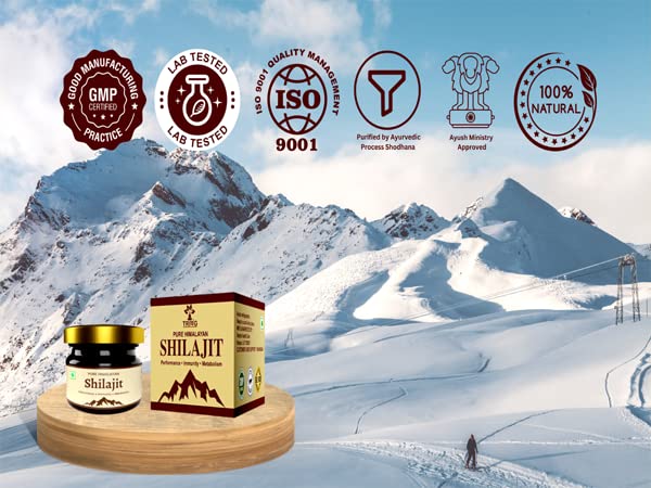 VedriSi Trivang Pure Original Himalayan Shilajit/Shilajeet Resin 100% Natural Resin 20G Pack Of 1