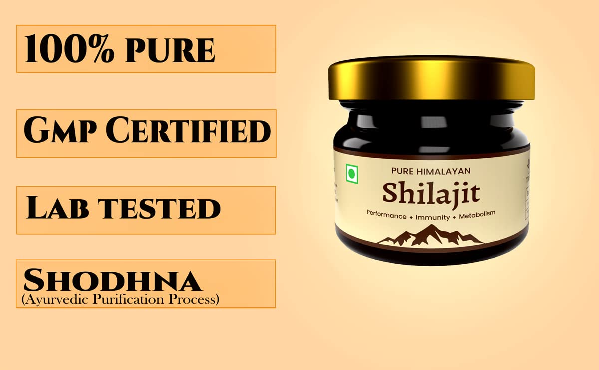 VedriSi Trivang Pure Original Himalayan Shilajit/Shilajeet Resin 100% Natural Resin 20G Pack Of 1