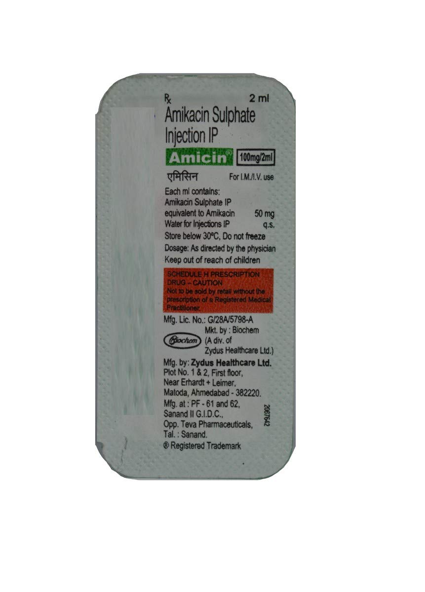 AMICIN 100MG INJECTION