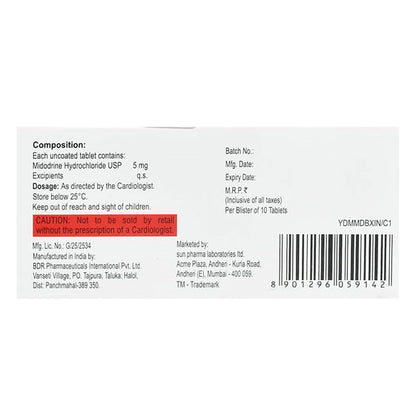 Xidorin 5 mg - Strip of 10 Tablets