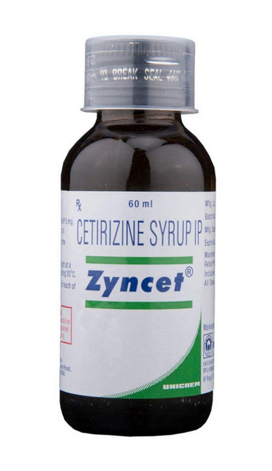 Zyncet - Bottle of 60 ml Syrup