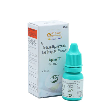 AQUIM T 0.18% W/V - Vial of 10 ml Eye Drops