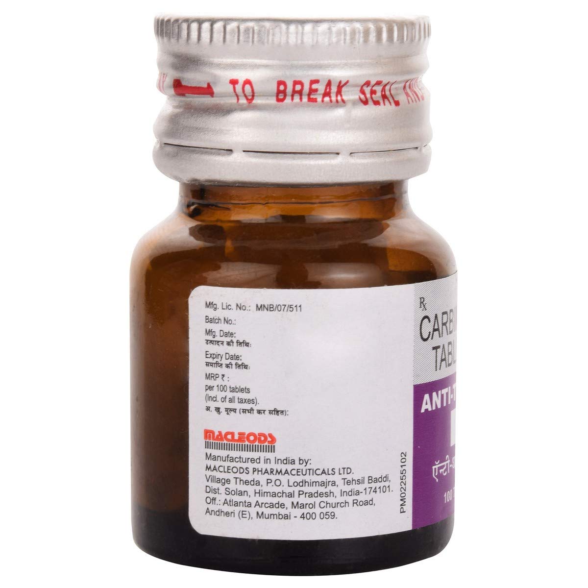 Anti Thyrox 5 - Bottle of 100 Tablets