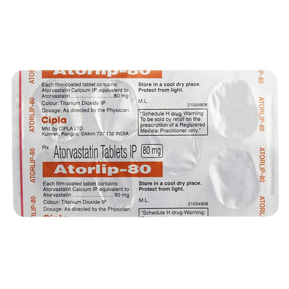 Atorlip-80 - Strip of 10 Tablets