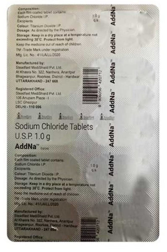 ADDNA 1G - Strip of 10 Tablets