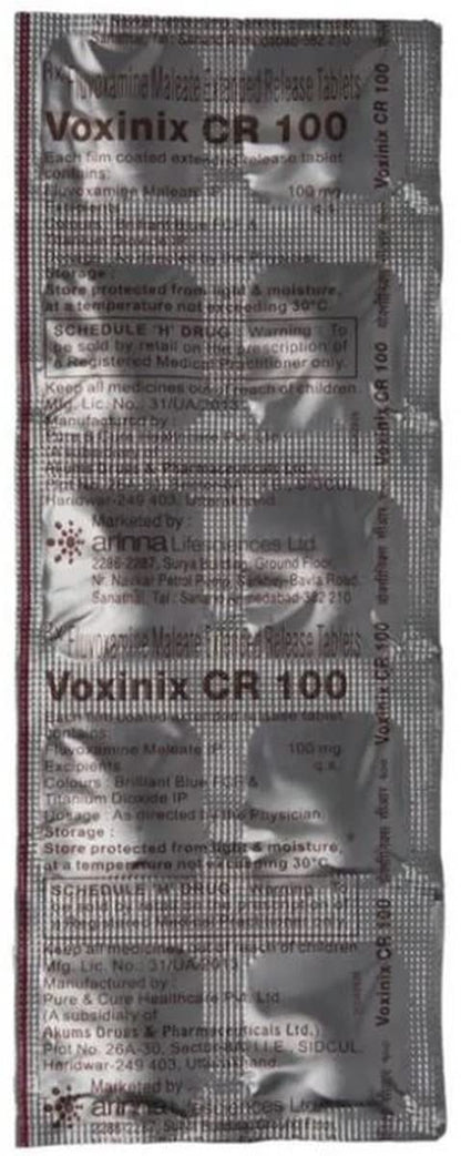 VOXINIX-100MG - Strip of 10 Tablets