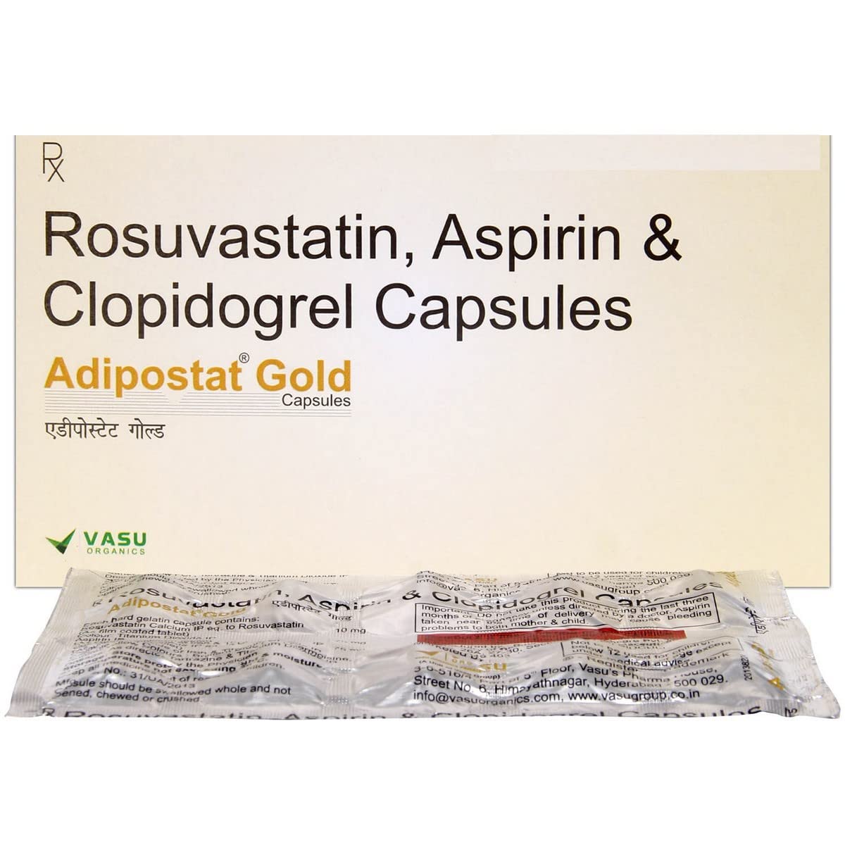 Adipostat Gold - Strip of 10 Capsules