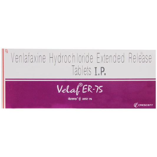 Velaf Er 75MG - Strip of 10 Tablets