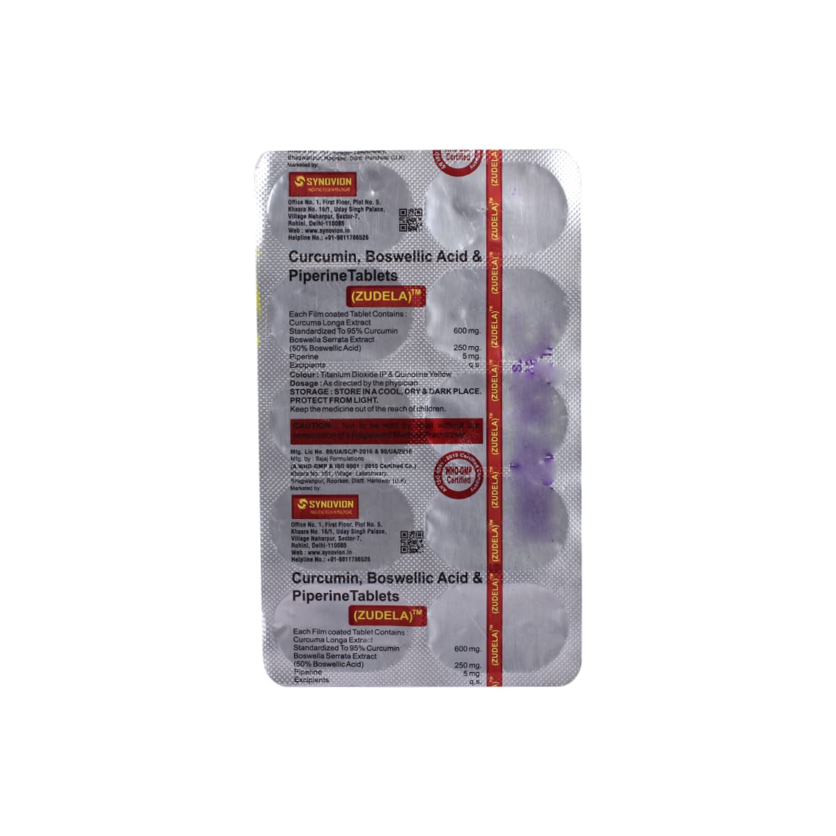 Zudela - Strip of 10 Tablets