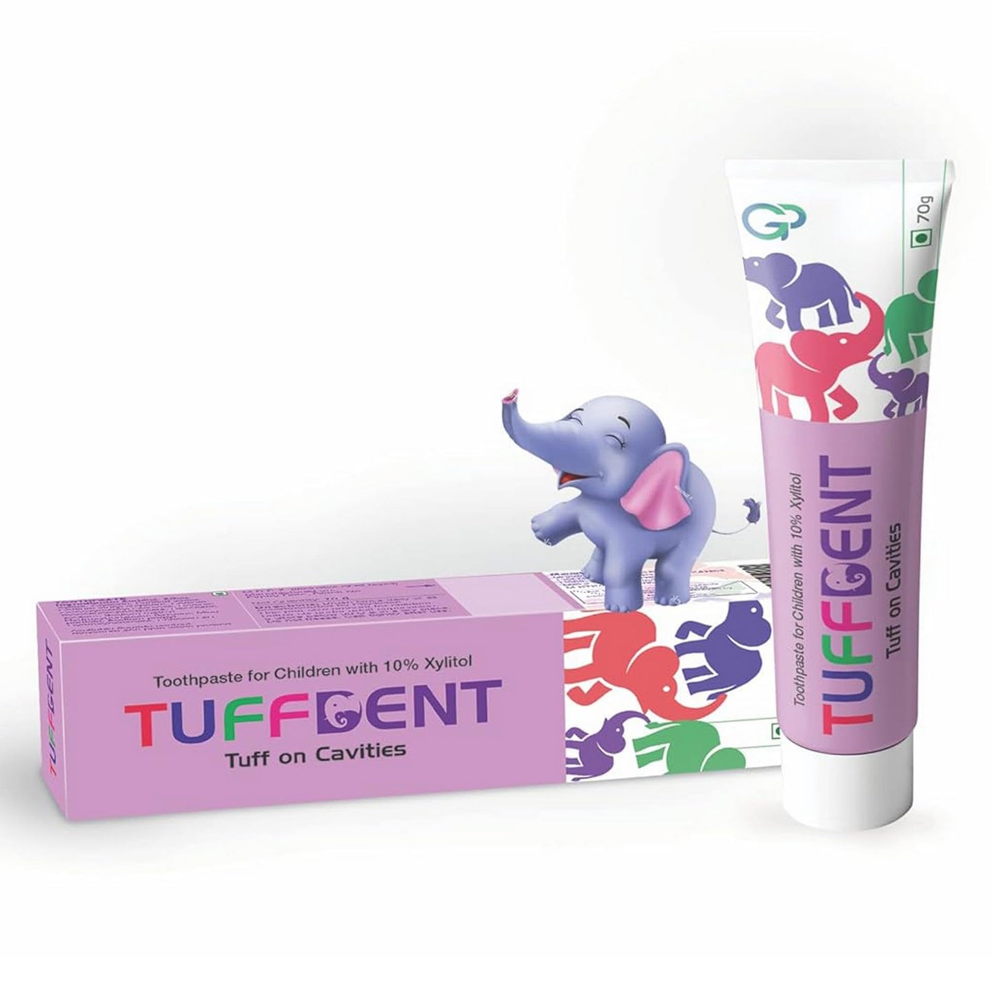 Tuffdent 10% Tuff On Cavities-Tube of 70g Children Toothpaste