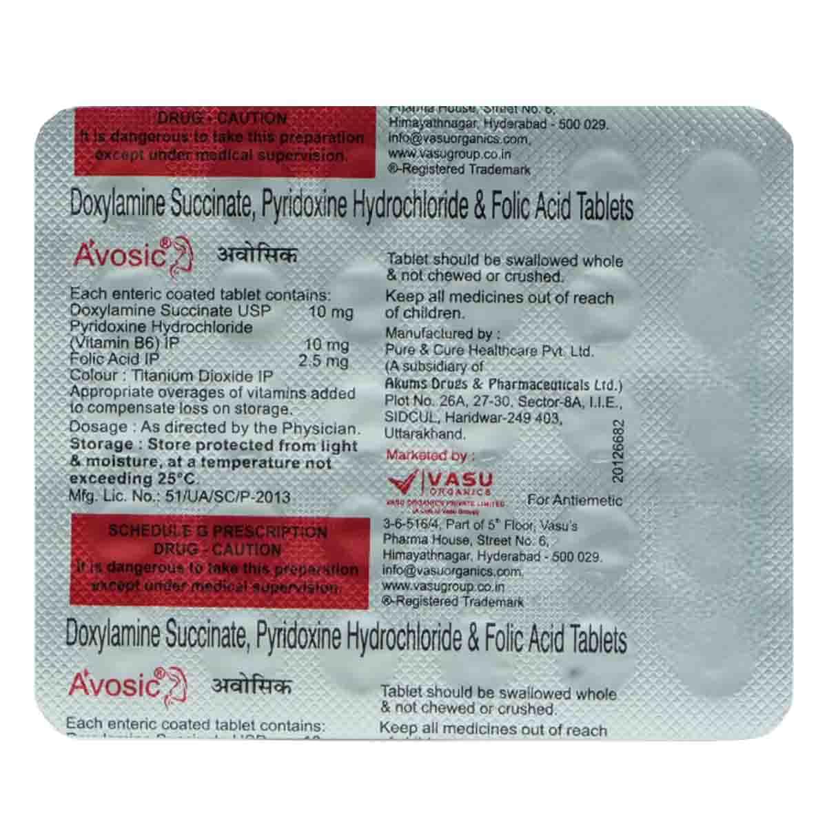 Avosic 10/10/2.5 - Strip of 30 Tablets