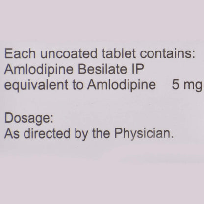 Amlovas-5 - Strip of 15 Tablets