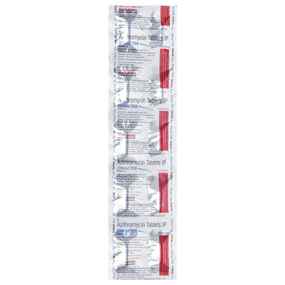 ZITHROX 250MG - Strip of 10 Tablets