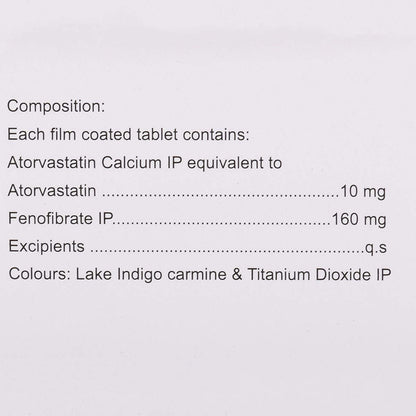 Atorsave-F - Strip of 10 Tablets