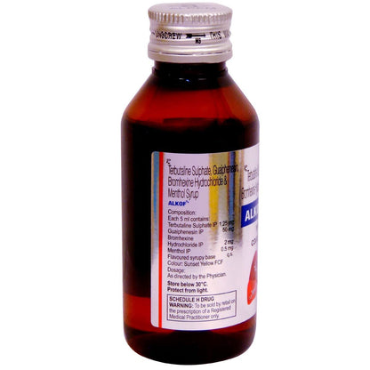 Alkof - Bottle of 100 ml Cough Syrup