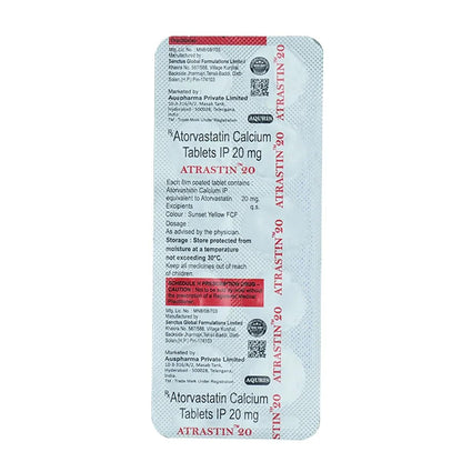 Atrastin 20 - Strip of 10 Tablets