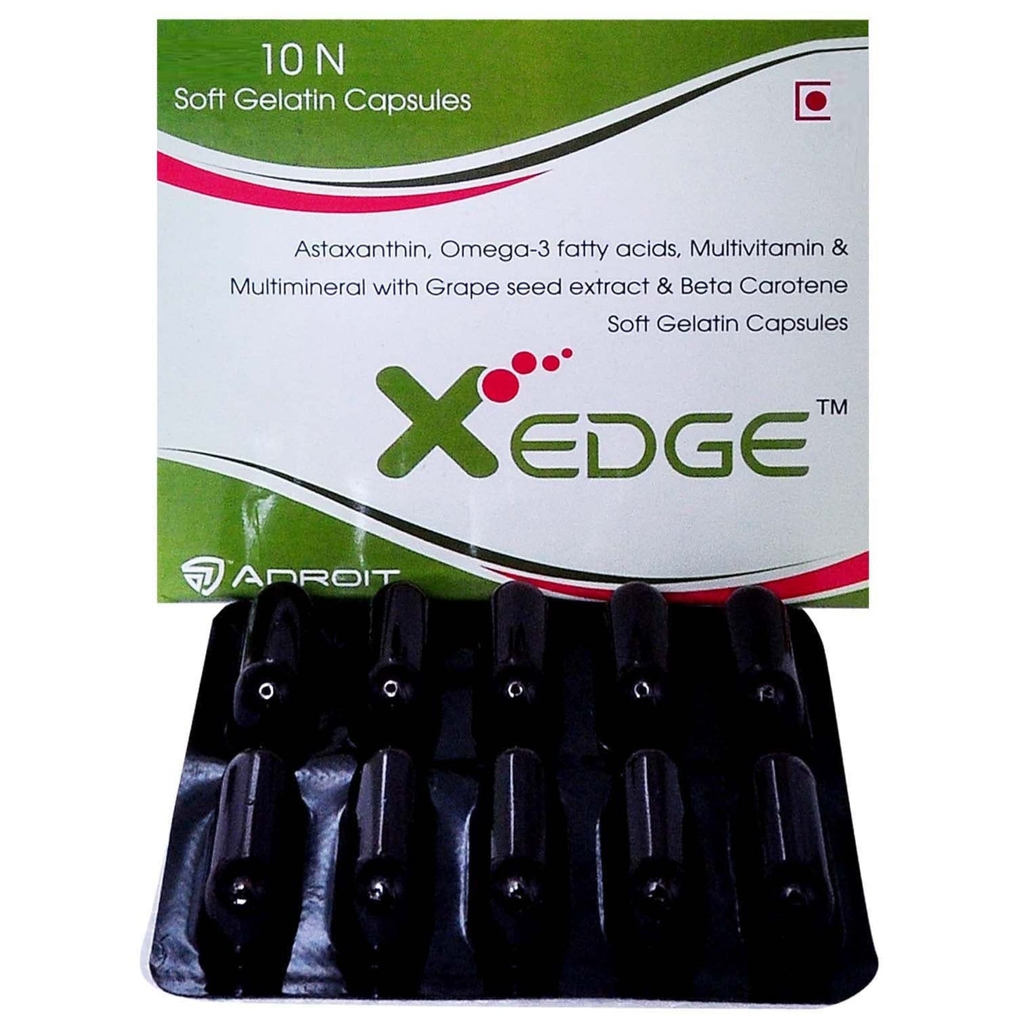 Xedge - Strip of 10 Capsules