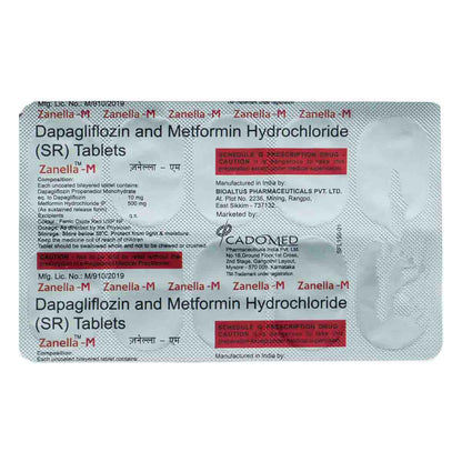 Zanella - M - Strip of 10 Tablets