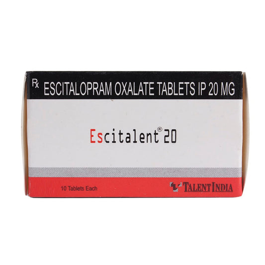 ESCITALENT 20MG - Strip of 10 Tablets