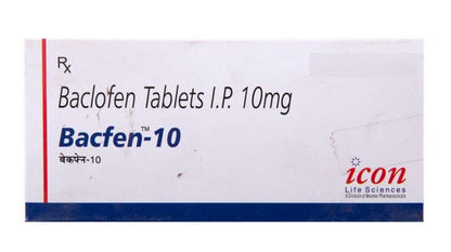 Bacfen 10mg - Strip of 10 Tablets