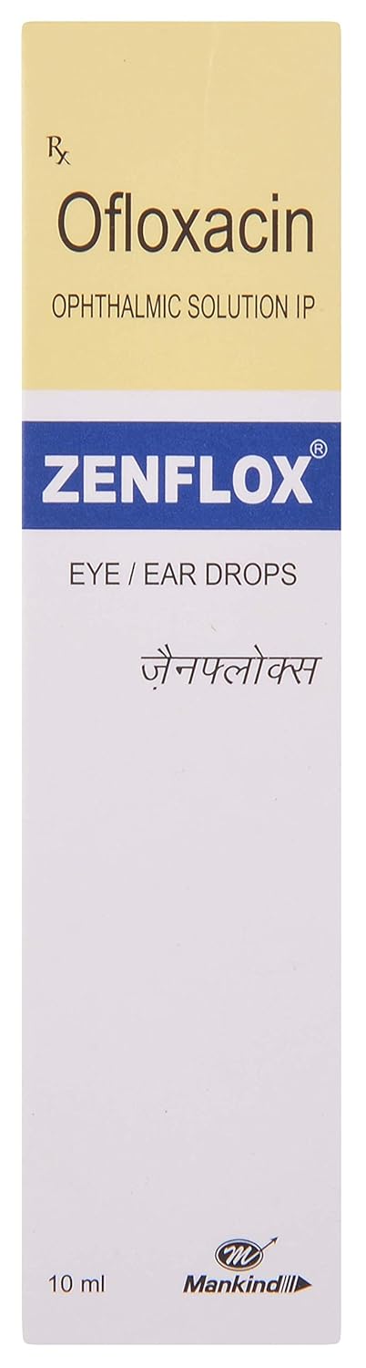 Zenflox - Bottle of 10 ml Eye/Ear Drops