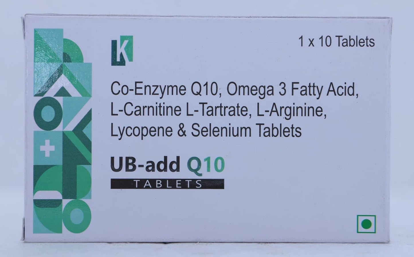 UB Add Q10 - Strip of 10 Tablets