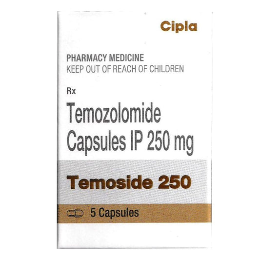 Temoside 250 - Strip of 5 Capsules