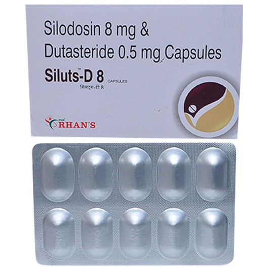 SILUTS-D 8MG - Strip of 10 Capsules