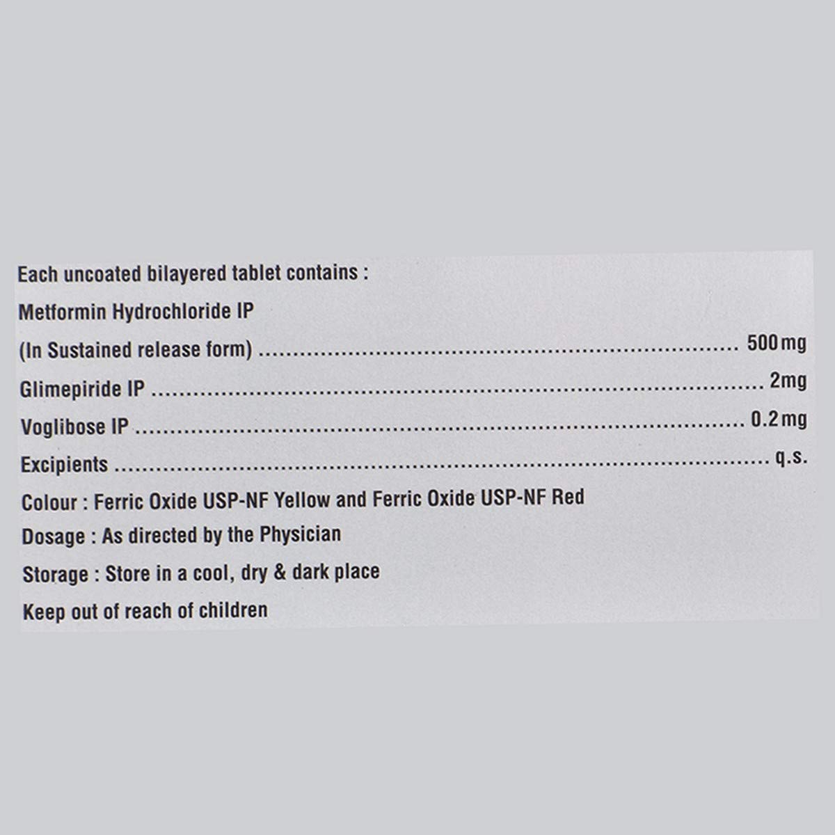 Veribo-GM2- Strip of 15 Tablets