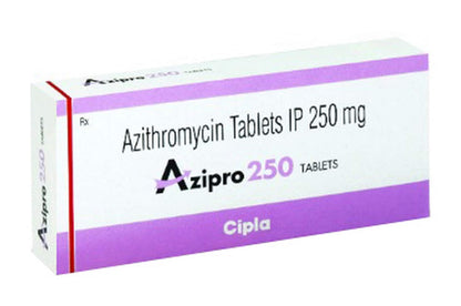 Azipro 250 - Strip of 6 Tablets