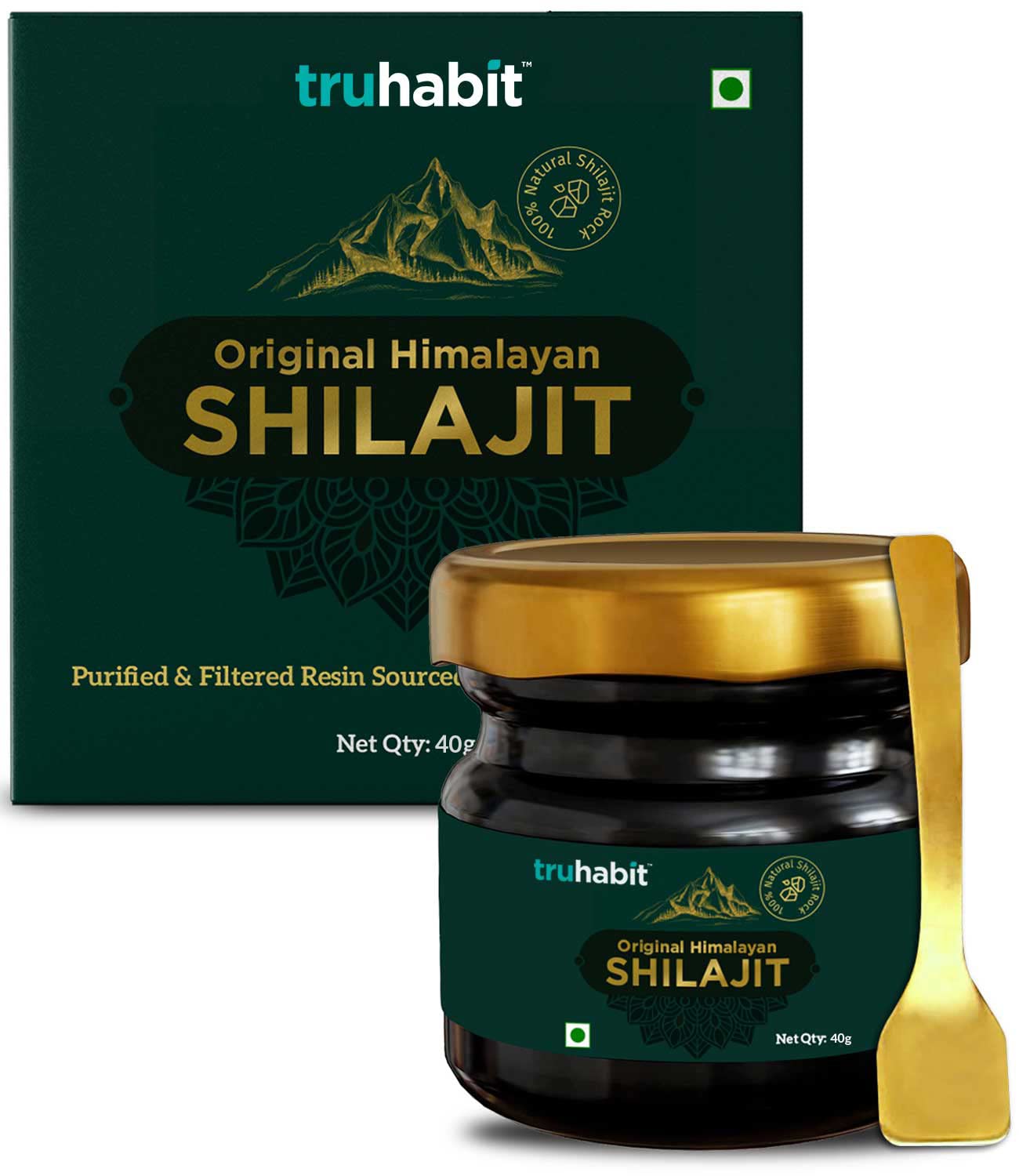 TruHabit Original Himalayan Shilajit, Shilajeet Original, Silajit for Man/Woman (20g), Shilajit Original Resin, Silajit Original Himalayan Natural Stamina Booster (20 gm)