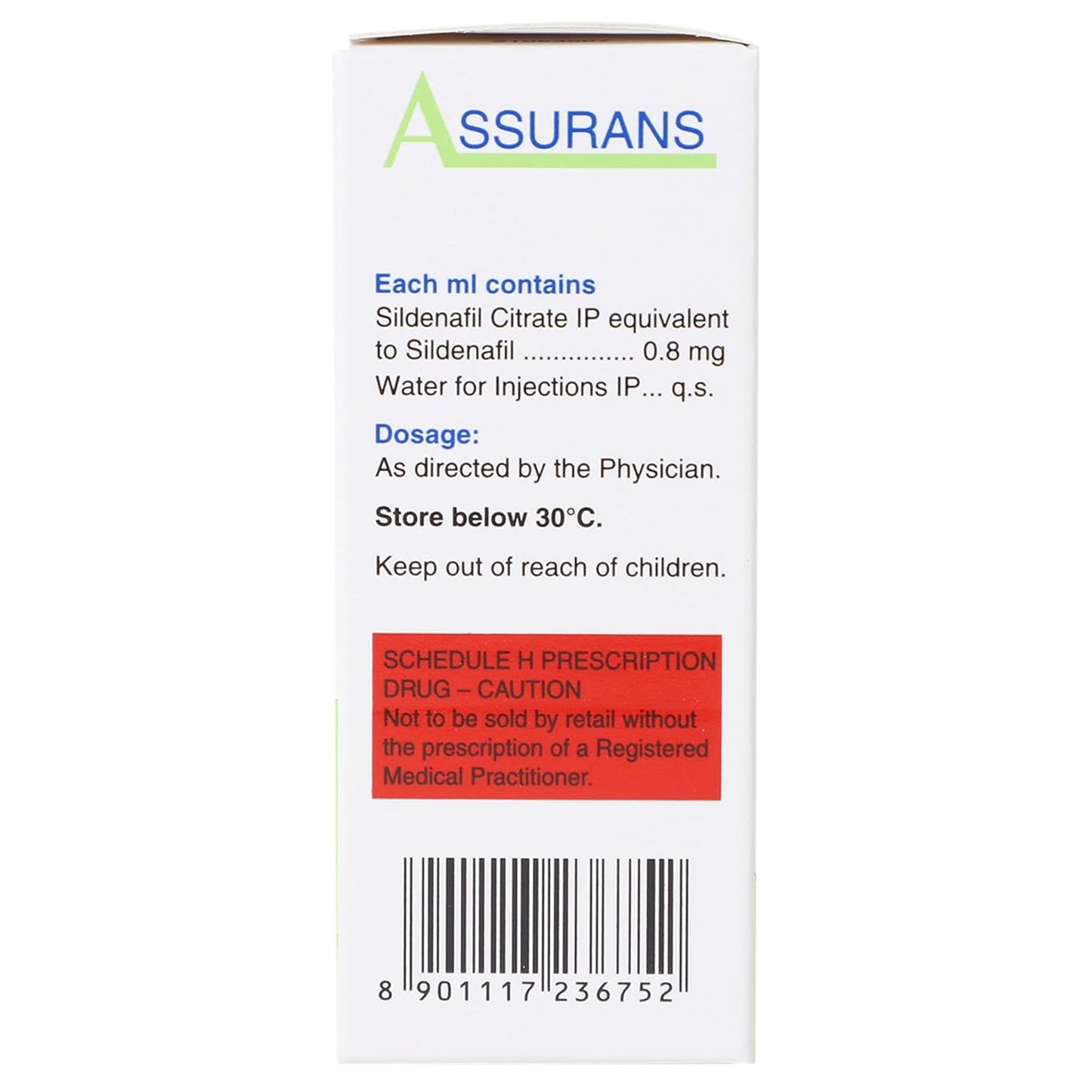 Assurans IV 10mg/12.5ml cip Loc - Vial of 1 Injection