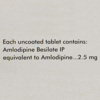 Amlong 2.5 - Strip of 15 Tablets