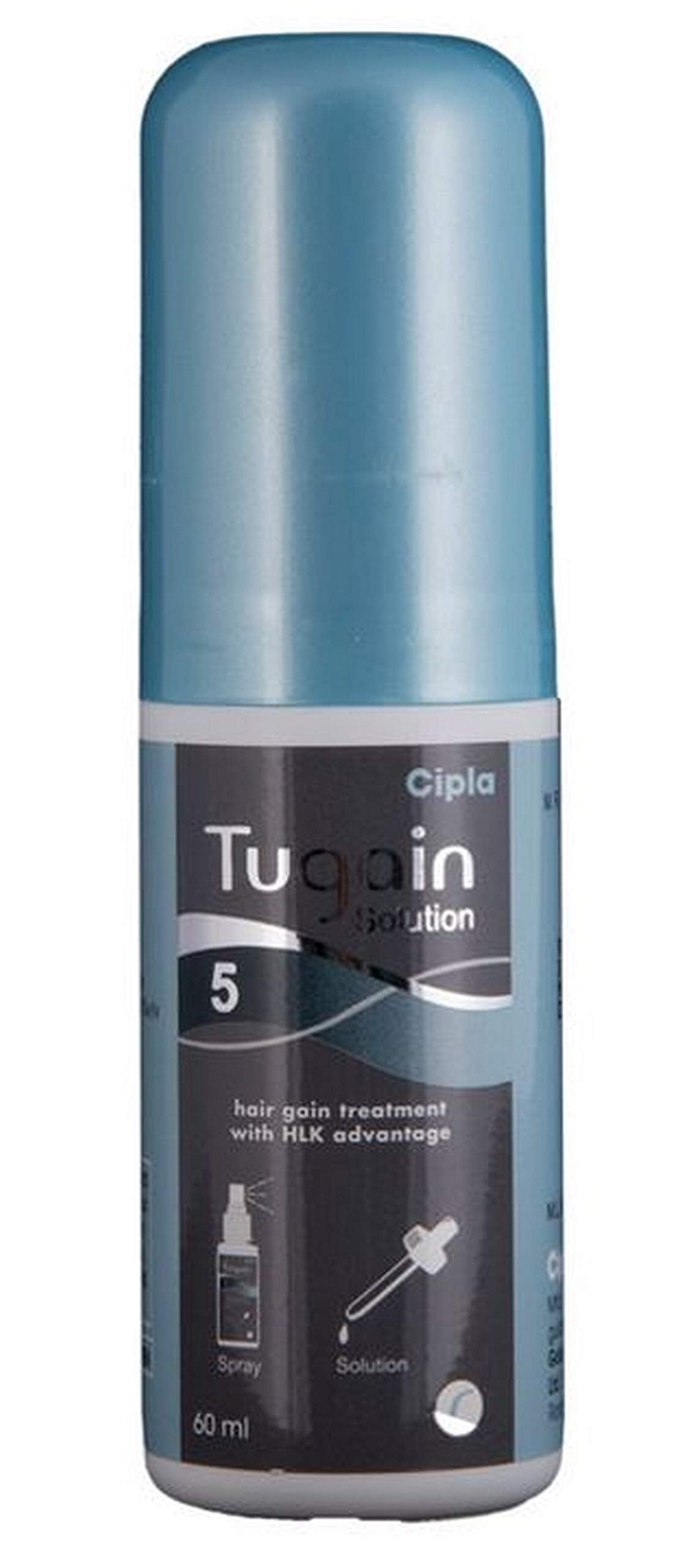 Tugain 5% - Bottle of 60ml Solution with Minoxidil