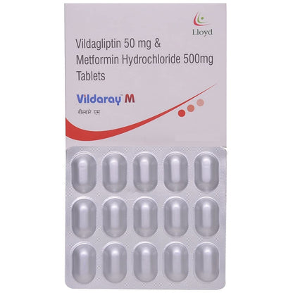 Vildaray M 50/500MG - Strip of 15 Tablets