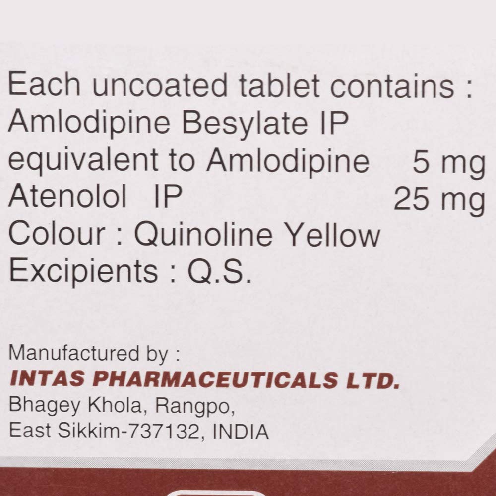 Amtas AT 25 - Strip of 15 Tablets